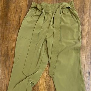Light olive slacks from Dynamite. Size 4